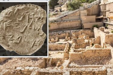 Une percée archéologique alors que la découverte de Jérusalem "confirme des chapitres complets" de la Bible