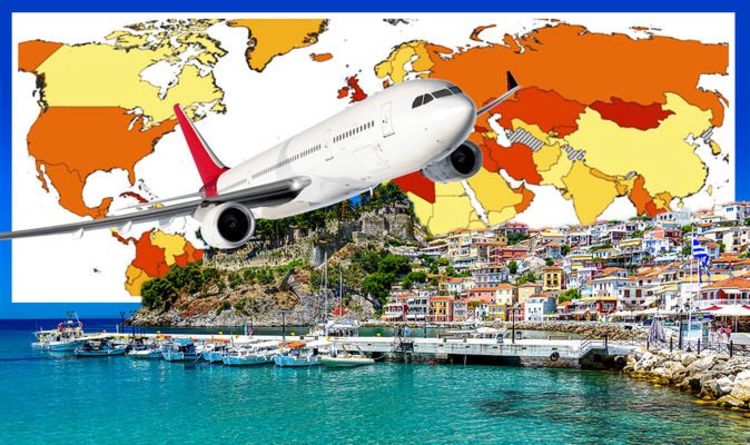 Vacances en Grèce: avertissement de voyage alors que Rhodes et Santorin deviennent rouges sur la carte des infections en Europe