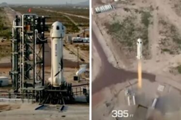 Vidéo de lancement de Blue Origin : regardez le moment époustouflant que Jeff Bezos a lancé dans l'espace