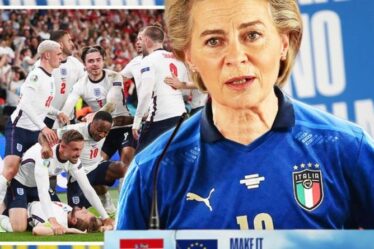 Von der Leyen plaide désespérément pour que l'Italie batte l'Angleterre en finale de l'Euro 2020 dimanche