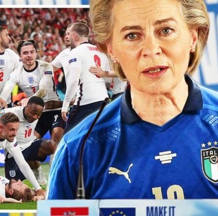 Von der Leyen plaide désespérément pour que l'Italie batte l'Angleterre en finale de l'Euro 2020 dimanche