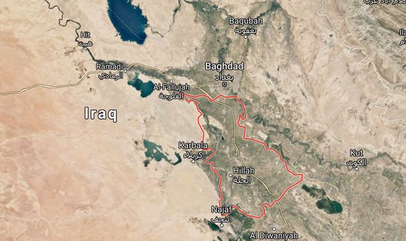 Babylone : l'ancienne région se situe à environ 60 miles au sud de Bagdad, en Irak