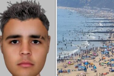La police recherche un suspect après le viol d'une fille de 15 ans sur la plage de Bournemouth – Image publiée
