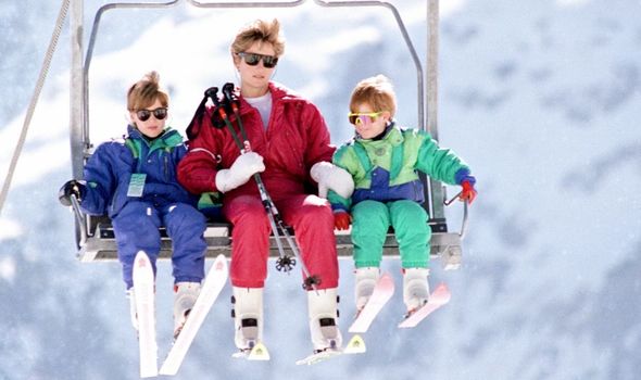 Ski : Diana en vacances avec ses fils à Pâques
