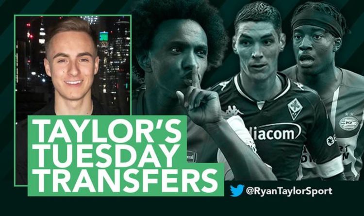Transferts du mardi de Taylor: Willian peut quitter Arsenal, Milenkovic pour West Ham, Madueke
