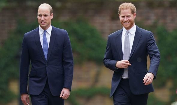 Le prince Harry et le prince William