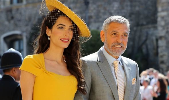 George Clooney et sa femme Amal.