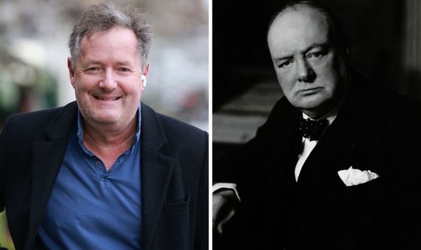 Piers Morgan et Winston Churchill