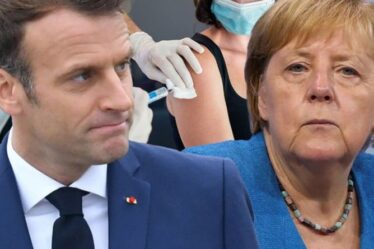 Un journal allemand détruit Macron jubilatoire après que le leader français célèbre le taux de vaccination