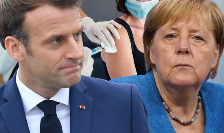 Un journal allemand détruit Macron jubilatoire après que le leader français célèbre le taux de vaccination