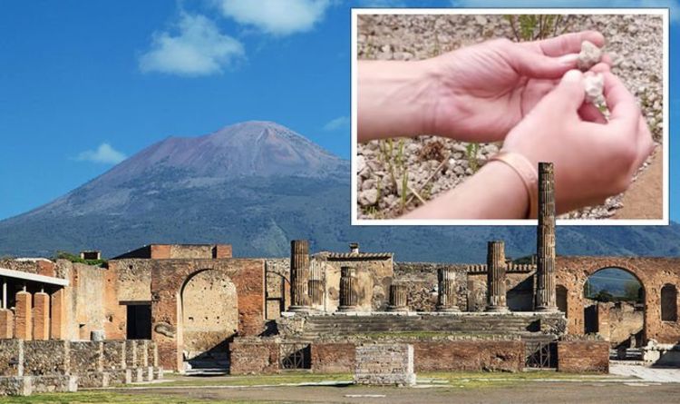 Percée archéologique alors que la découverte de la pierre de Pompéi a inversé le récit de l'éruption