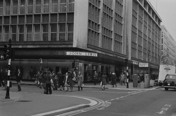 John Lewis Oxford Street en 1975
