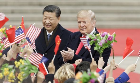 Donald Trump et le président Xi Jinping