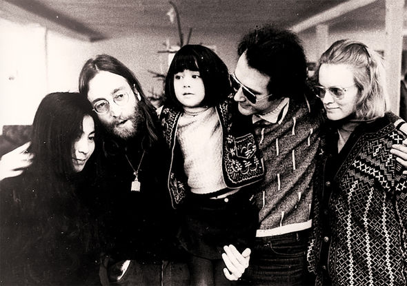 john et yoko en 1970 avec kyoko