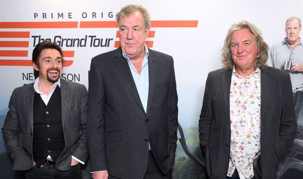 Clarkson avec May et Hammond