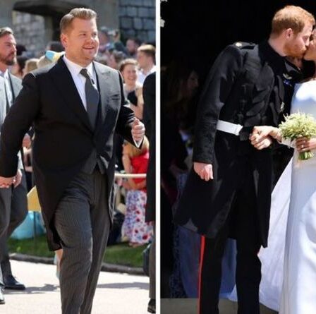 Harry, William et Charles "ont dansé" après les encouragements de James Corden au mariage