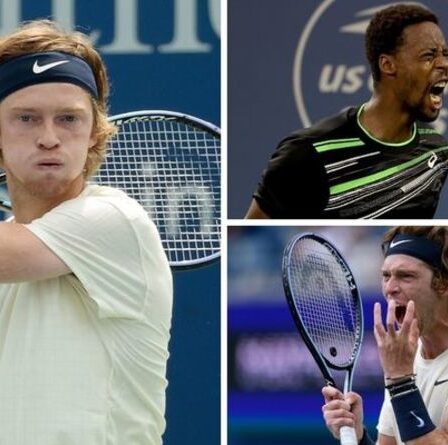 Andrey Rublev et Gaël Monfils impliqués dans la guerre des mots alors que le Français est malade sur le terrain