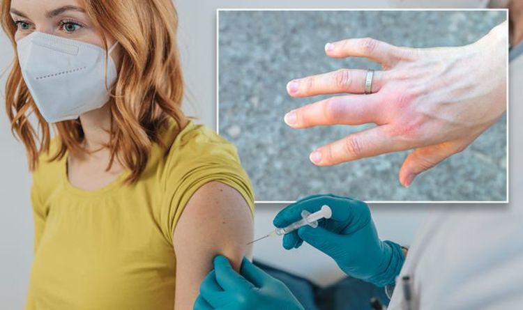 Avertissement sur le vaccin Covid: les jabs pourraient entraîner un changement de couleur des doigts et des orteils