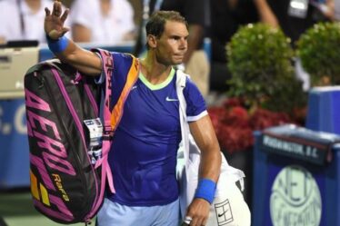 Blessure de Rafael Nadal: l'Espagnol rentre chez lui pour voir un médecin pour aider à prendre la décision de l'US Open