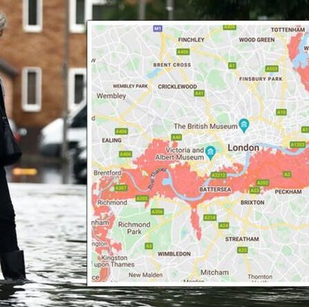 Carte des inondations à Londres : NOUVELLES zones à risque d'inondation à Londres d'ici 2030 alors que la menace climatique s'amplifie