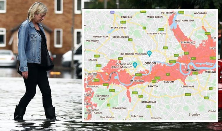 Carte des inondations à Londres : NOUVELLES zones à risque d'inondation à Londres d'ici 2030 alors que la menace climatique s'amplifie