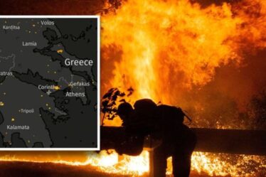 Carte en direct des incendies en Grèce : où sont les incendies en Grèce ?  56 feux actifs alors que les températures montent en flèche