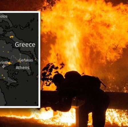Carte en direct des incendies en Grèce : où sont les incendies en Grèce ?  56 feux actifs alors que les températures montent en flèche