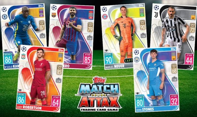 Cartes à collectionner Match Attax gratuites dans le Daily Express de demain