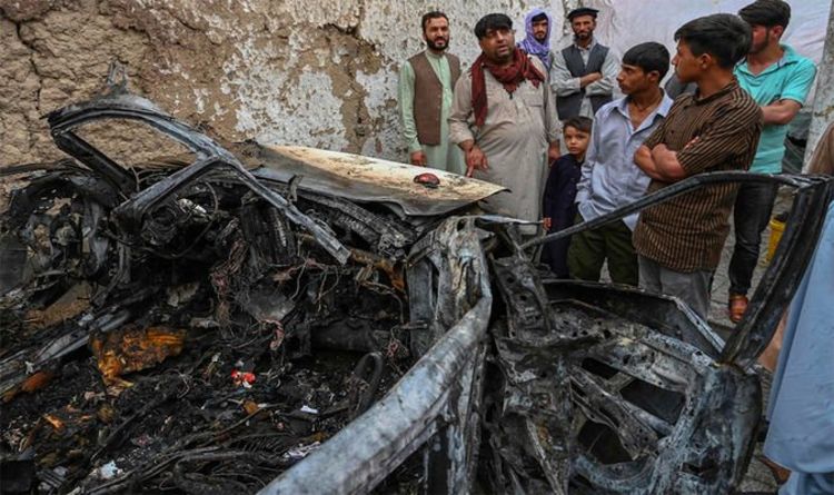 Cinq roquettes projetées dans le ciel lors d'une attaque contre l'aéroport de Kaboul alors que les États-Unis se retiraient