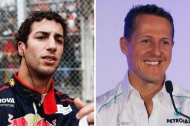 Daniel Ricciardo s'ouvre sur le duel avec le «dieu» de la F1 Michael Schumacher
