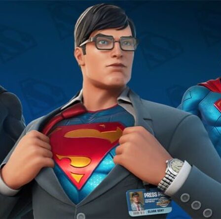 Emplacements de la carte du défi Fortnite Armored Batman, Clark Kent et Beast Boy Superman
