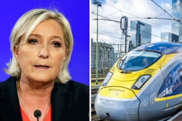 Eurostar se dispute alors que le mécontentement de Marine Le Pen à l'égard des plans de privatisation du rail britannique est mis à nu