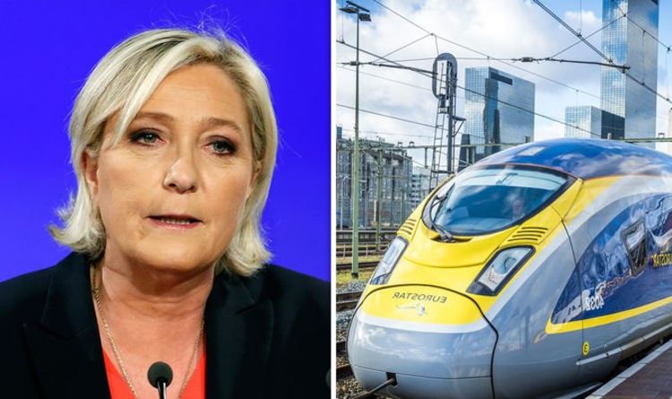 Eurostar se dispute alors que le mécontentement de Marine Le Pen à l'égard des plans de privatisation du rail britannique est mis à nu