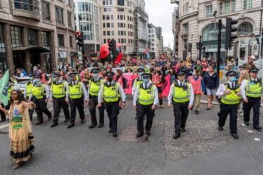 Extinction Rebellion EN DIRECT: Le chaos à Londres alors que les éco-guerriers promettent de semer le chaos dans les rues
