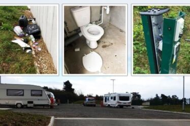 Fury alors qu'un site de voyageurs cornouaillais de 1 million de livres sterling est laissé dans un «désordre complet» avec des toilettes couvertes de matières fécales