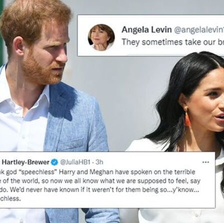 Harry et Meghan se sont moqués d'avoir pataugé dans la rangée d'Afghanistan: "Dieu merci, ils ont parlé!"