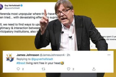 « Juste parce que vous avez perdu ! »  Verhofstadt fustigé sur Twitter après son dernier empannage sur le Brexit