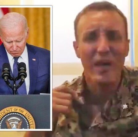 L'US Marine licencié après avoir claqué Joe Biden dans une diatribe furieuse à la suite d'une catastrophe en Afghanistan