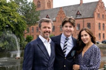 La future reine danoise suscite la frénésie des fans royaux avec une «belle» photo de l'école du prince Christian