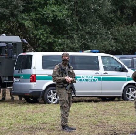 La pagaille de l'UE: 900 soldats polonais se précipitent à la frontière avec la Biélorussie pour empêcher les migrants de traverser