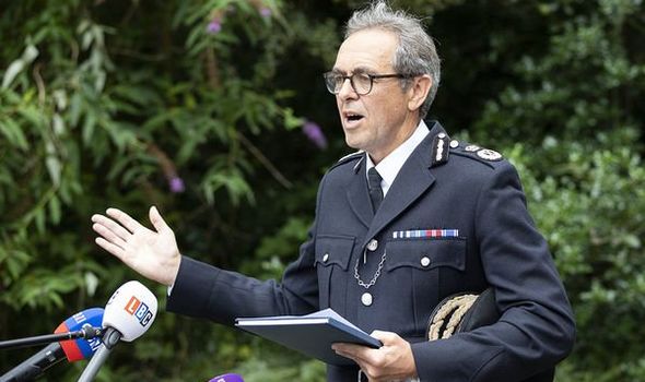 Le chef de police de Devon et de Cornwall, Shaun Sawyer