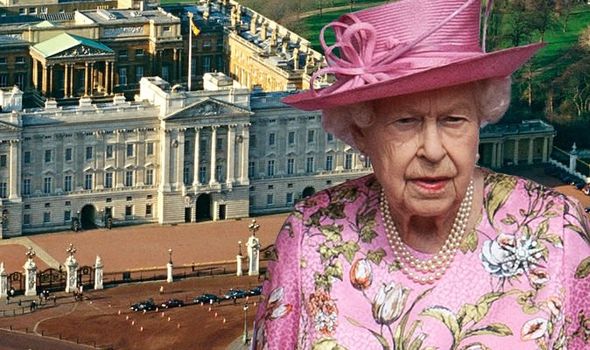 La reine et le palais de Buckingham