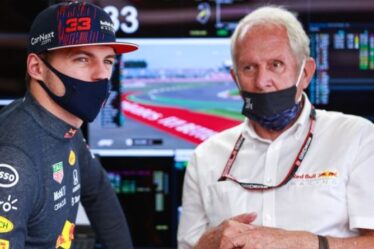 Le chef de Red Bull, Helmut Marko, confirme "qu'il existe des options" pour son coéquipier Max Verstappen en 2022