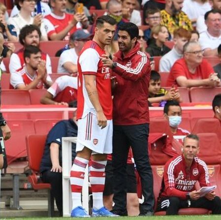 Le manager d'Arsenal, Mikel Arteta, clarifie la situation du transfert de Granit Xhaka au milieu de l'intérêt des Roms