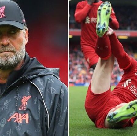Le patron de Liverpool, Jurgen Klopp, fait le point sur la blessure d'Andy Robertson après la peur de la cheville à Anfield