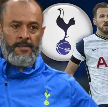Le patron de Tottenham, Nuno, donne une réponse cryptique à la question du transfert de Harry Kane à Man City