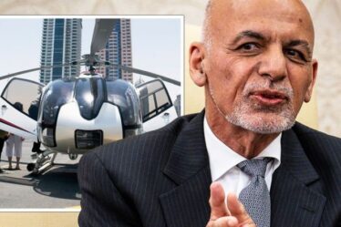 Le président afghan a fui le pays en hélicoptère vers Dubaï avec 123 millions de livres sterling d'argent liquide