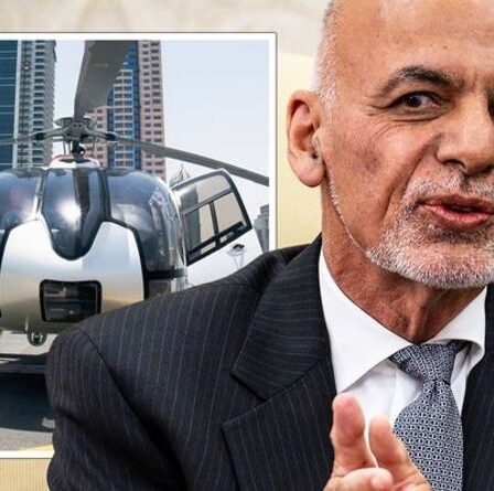 Le président afghan a fui le pays en hélicoptère vers Dubaï avec 123 millions de livres sterling d'argent liquide