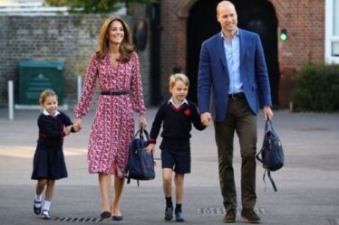 Le prince William et Kate ont une «communication ouverte» avec George à propos du pensionnat