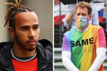 Lewis Hamilton claque la F1 et soutient Sebastian Vettel sur un t-shirt LGBTQ+ en Hongrie
